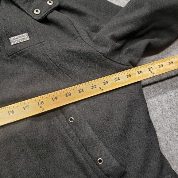 Coogi Bomber Jacket Mens 2XL Wool Blend Vintage Y2K Heavy Metal Buttons Full Zip - Picture 7 of 13